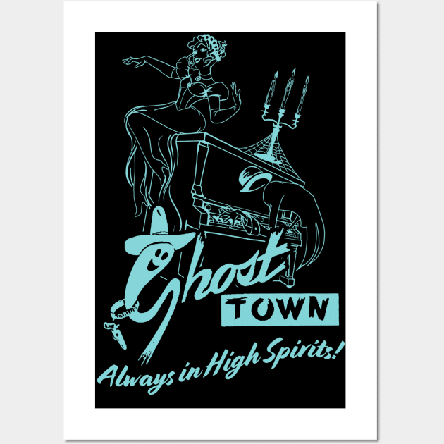 Ghost Town - Always in High Spirits Wall Art by SkprNck